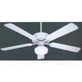Epiphany Lighting 1-light White 3-speed 52-inch Fan Light