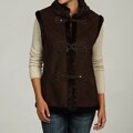 La Nouvelle Renaissance Women's Faux Fur Vest FINAL SALE