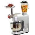 Dr. Tech SM1086 Silver 5-liter 3-in-1 Stand Mixer/ Grinder/ Blender
