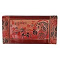 Leather Red Chariot Clutch (India)