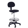 Martin Stiletto Black Drafting Height Chair