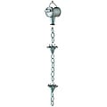 Good Directions Blue Verde Watering Can w/ Flowers Rain Chains (Set of 2)