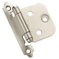 Amerock Satin Nickel Face Mount Self-closing Hinges (Pack of 10)