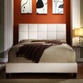 ETHAN HOME Sarajevo Beige Fabric Queen-size Bed