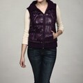 Calvin Klein Performance Women's Solid Slick Puff Vest FINAL SALE