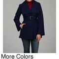 Jessica Simpson Women's 'Melton' Belted Coat FINAL SALE