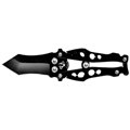 Mantis Knives Black Tanto Bottleneck Single Tip Pocket Knife