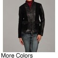 Stone Mountain Women's Black Suede Detail Jacket
