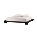 Ledge Espresso Minimalist Platform California King-size Bed