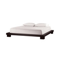 Ledge Espresso Minimalist Platform E. King-size Bed