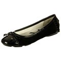 AK Anne Klein Sport Women's 'Buttons' Black Bow Flats