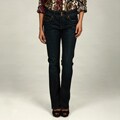 Miss Vigoss Women's Dark Wash Bootcut Stitch Detail Jeans