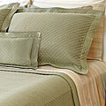 Diamante Matelasse Sage Standard-size Sham