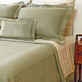 Diamante Matelasse Sage King-size Coverlet