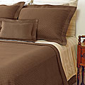 Diamante Matelasse Brown Full/ Queen-size Coverlet