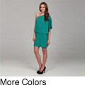 Jessica Simpson Women's Tapenade One-shoulder Dress