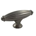GlideRite Satin Nickel Fluted Cabinet Knobs (Case of 25)