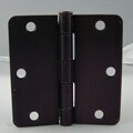 GlideRite 3.5-inch x 1/4-inch Radius Oil Rubbed Bronzel Door Hinges (Case of 24)