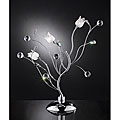 Artisan Lily Crystal Table Lamp