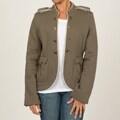 CoffeeShop Women's Junior's Sage Military Jacket
