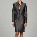 Calvin Klein Women's Charcoal 2-piece Skirt Suit
