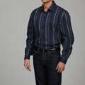 Perry Ellis Men's Stripe Woven Shirt