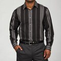 Perry Ellis Men's Striped Woven Shirt