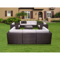 Messina Off-white 9-piece Wicker Set