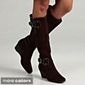 Aerosoles Women's 'Wonderling' Brown High Wedge Boots
