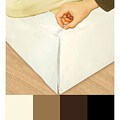 Grand Luxe 'Hike Up Your Skirt' Microfiber Adjustable 17-inch Drop Queen-size Bedskirt