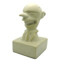 Hand-Carved The Simpsons 'Mr Burns' Soapstone Sculpture (Kenya)