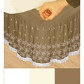 Grand Luxe 'Hike Up Your Skirt' Embroidered Adjustable 17-inch Drop King-size Bedskirt