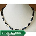 Palmtree Gems Handcrafted Silver Plated Pipeline Necklace