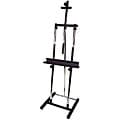 Avanti II Black Heavy Duty Steel Double Post Artist Easel
