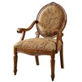 Tarawood Cinnamon Scroll Arm Chair