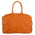 Yves Saint Laurent Textured Leather Bowler Bag