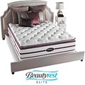 Beautyrest Elite Plato Plush Firm Super Pillow Top Queen-size Mattress Set