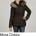 Steve Madden Women's Faux-fur Hooded Coat
