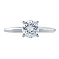 14k White Gold 2ct TDW Clarity Enhanced Diamond Solitaire Ring (G-H, SI2-SI3)
