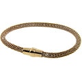 Eternally Haute JewelQuake Gold over Sterling Silver Mesh Bracelet