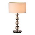 Picadilly Crystal Sphere Table Lamp with Fabric Shade