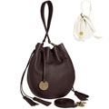 Alla Leather Art Sharlet Espresso Shoulder Bag