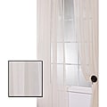 Linen Open Weave Cream 120-inch Sheer Curtain Panel