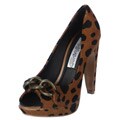 Naughty Monkey Women's 'Wham Bam' Peep-toe Heels