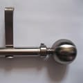 Modern 48 to 86-inch Extendable Metal Curtain Rod Set