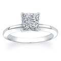 14k Gold 1/2 to 1 1/2ct TDW Clarity-enhanced Certified Diamond Ring (G-H, SI2-SI3)
