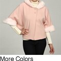 SM2 Women's Wool-blend 2-button Cape