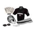 NFL Oakland Raiders Black/Silver Novelty Polyester Youth Uniform Set
