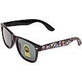 Unisex Onyx Black Printed Fashion Sunglasses