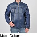 Knoles & Carter Men's Leather Bomber Jacket